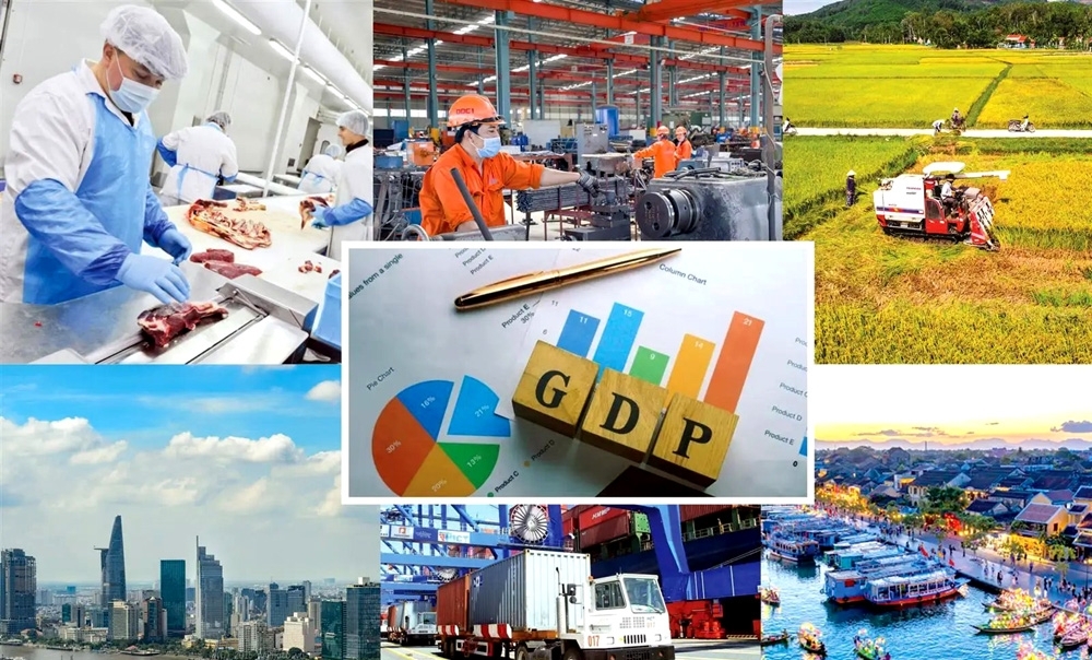 Tăng trưởng GDP năm 2025 sẽ đạt 8% cho kịch bản cơ sở (Ảnh minh họa: KT)