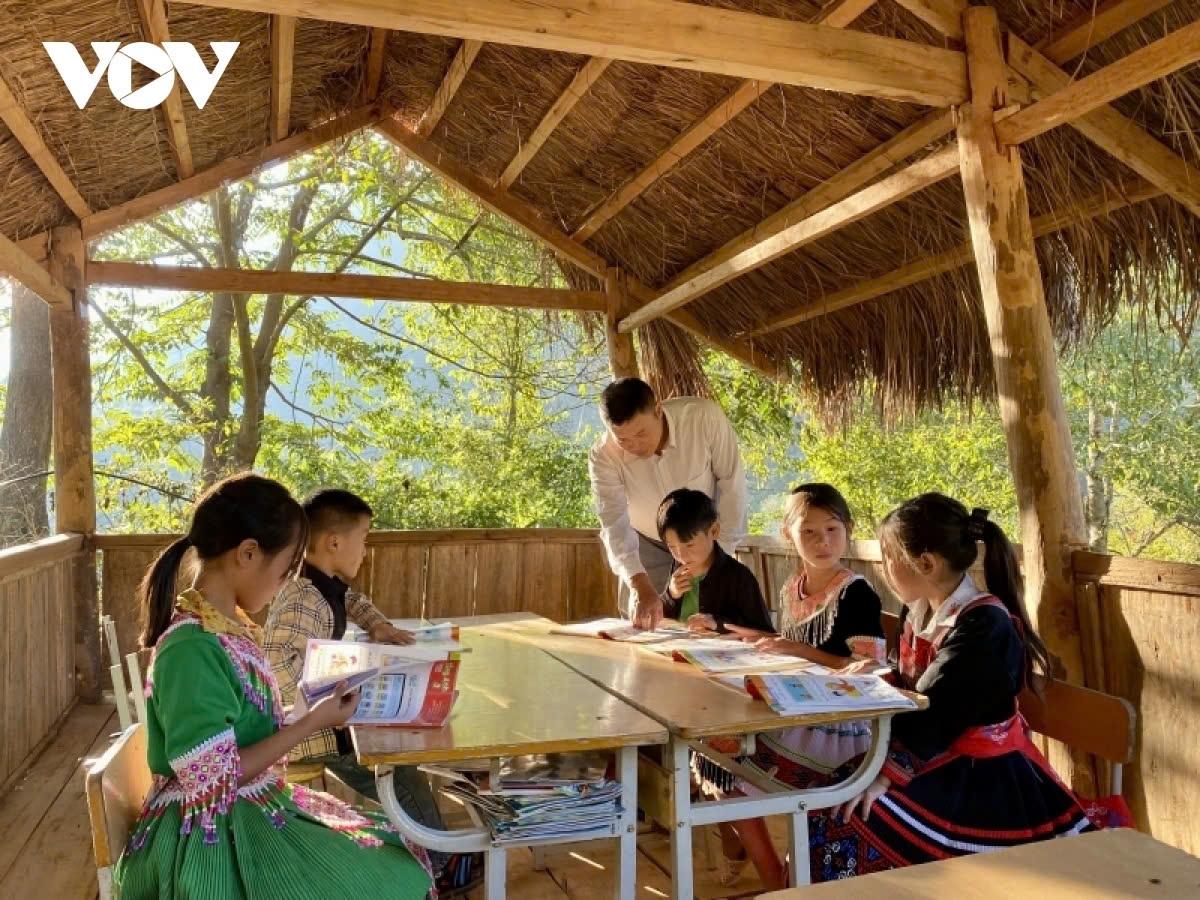 Học sinh vùng cao. (Ảnh minh hoạ)