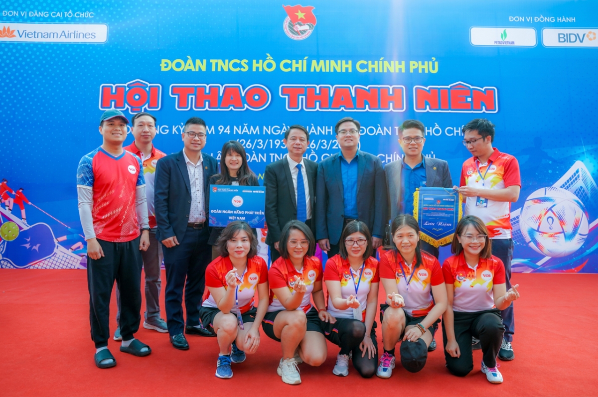 Các đội giành giải thưởng tại hội thao