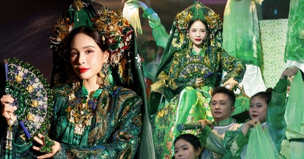 Ca nương Kiều Anh đưa văn hoá tín ngưỡng thờ Mẫu lên sân khấu Chị đẹp đạp gió 2024.