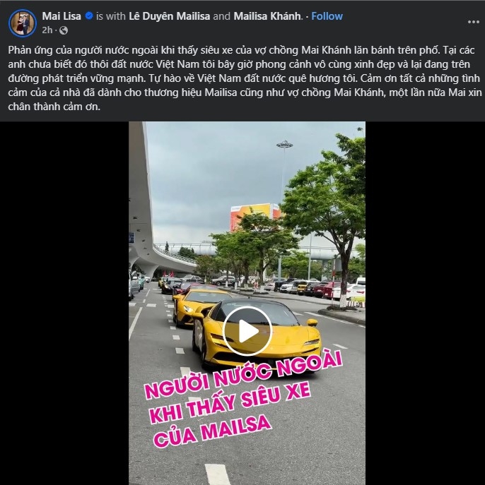 Các kênh tài khoản của thẩm mỹ viện Mailisa đăng tải clip quảng bá cho sự kiện lễ kỷ niệm (Ảnh chụp màn hình)