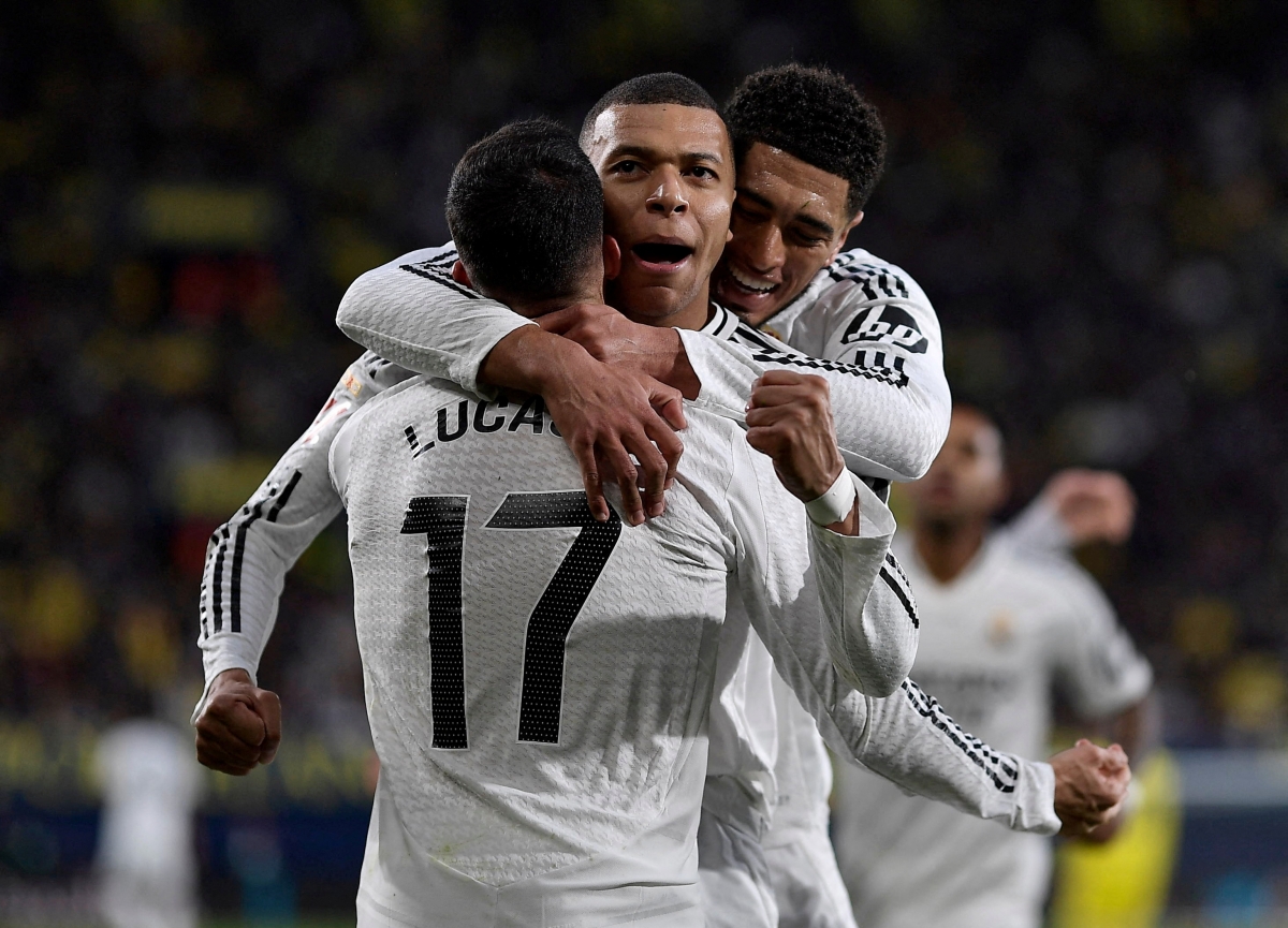 Mbappe rực sáng, Real Madrid dẫn đầu La Liga. (Ảnh: Reuters). 