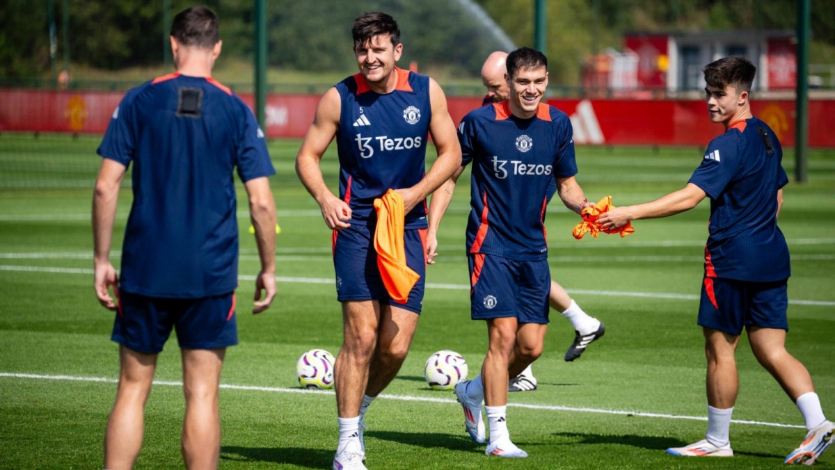 Maguire và Ugarte sẽ vắng mặt trong trận đấu với Real Sociedad tại lượt đi Cúp C2 châu Âu 2024/2025. (Ảnh: Getty)