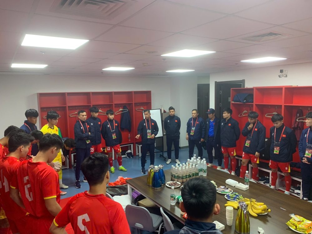 Một vài hình ảnh đã qua về các trận đấu của 2 đội U22 Việt Nam và U22 Trung Quốc ở giải giao hữu quốc tế Giang Tô 2025. (Nguồn: YC News + VFF). 