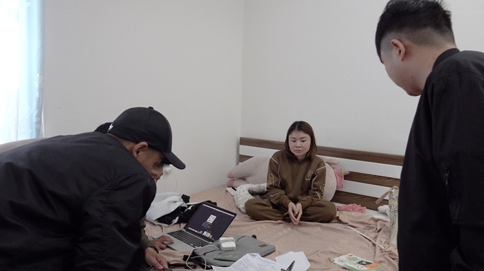 Lực lượng an ninh mạng đang đấu tranh với đối tượng Phan Thị Bé (ảnh: Công an Lâm Đồng).