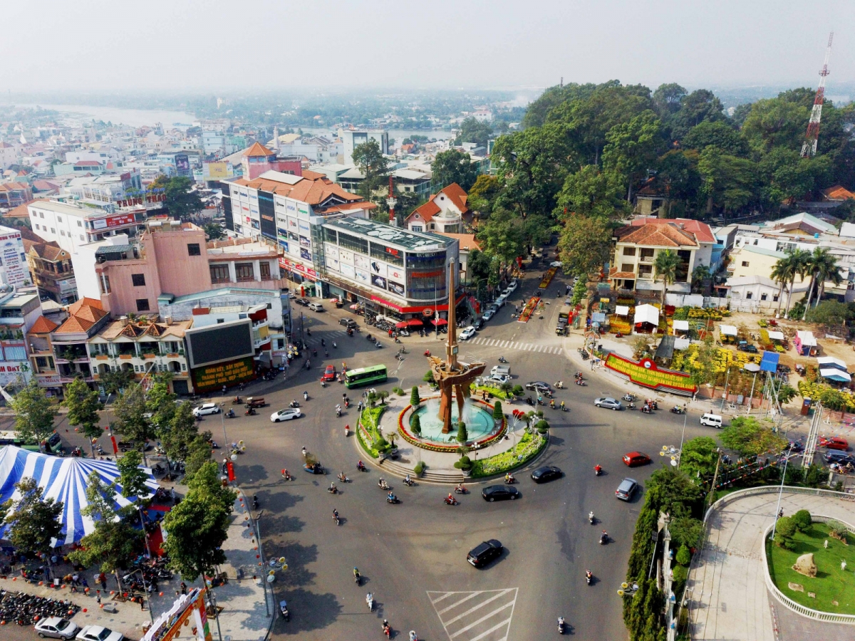 Sau sáp nhập, TP.Thủ Dầu Một có 3 phường Thủ Dầu Một, Châu Thành và Bình Dương (ảnh: BBD)