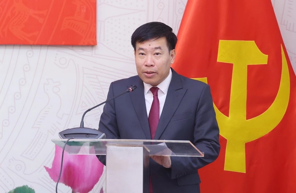 Thứ trưởng Bộ Ngoại giao Nguyễn Mạnh Cường. (Ảnh: TTXVN)