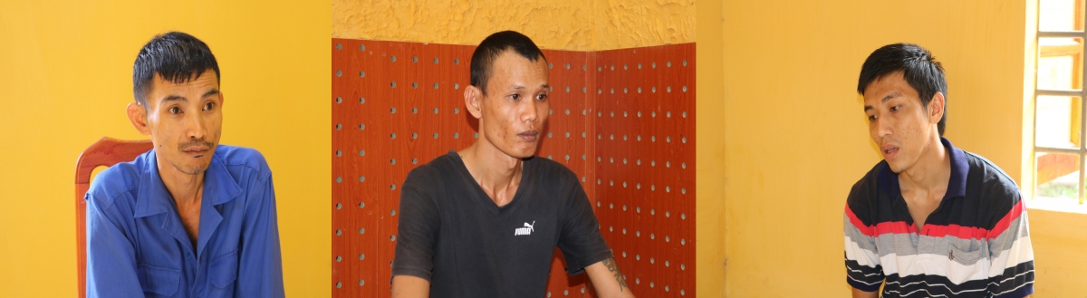 Trần Xuân Trọng, Trần Văn Hoàng, Trần Thái Bảo (trừ trái sang)