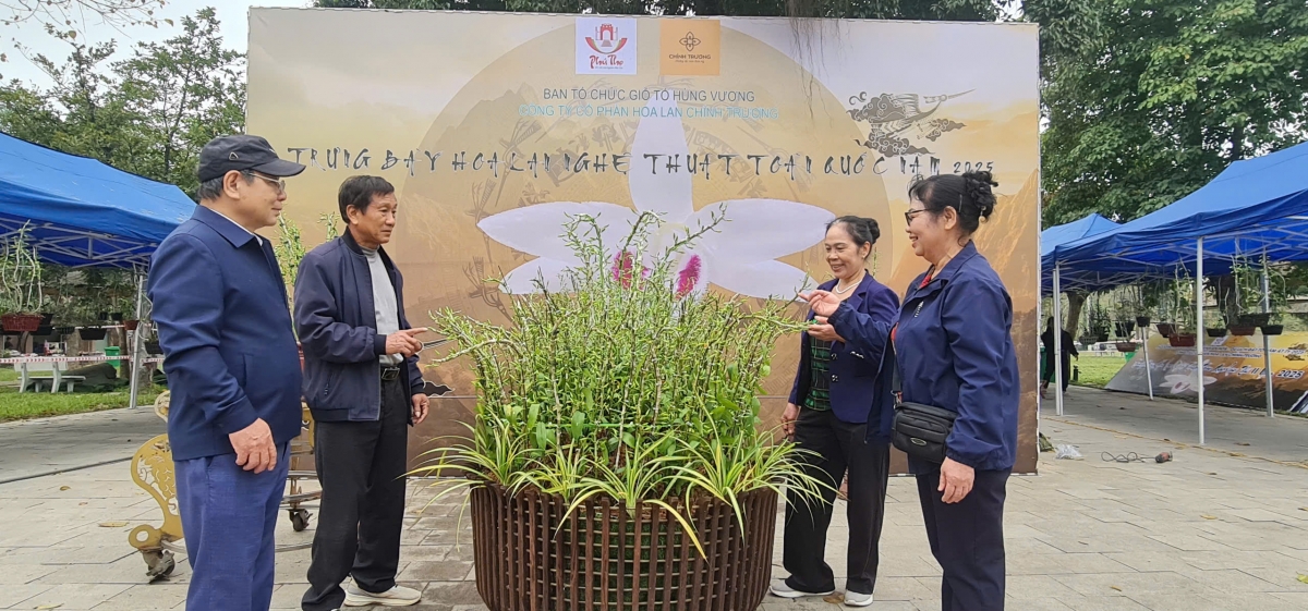 Phú Thọ tổ chức Triển lãm Trưng bày Hoa lan nghệ thuật Toàn quốc lần thứ II tại Đền Hùng năm 2025.