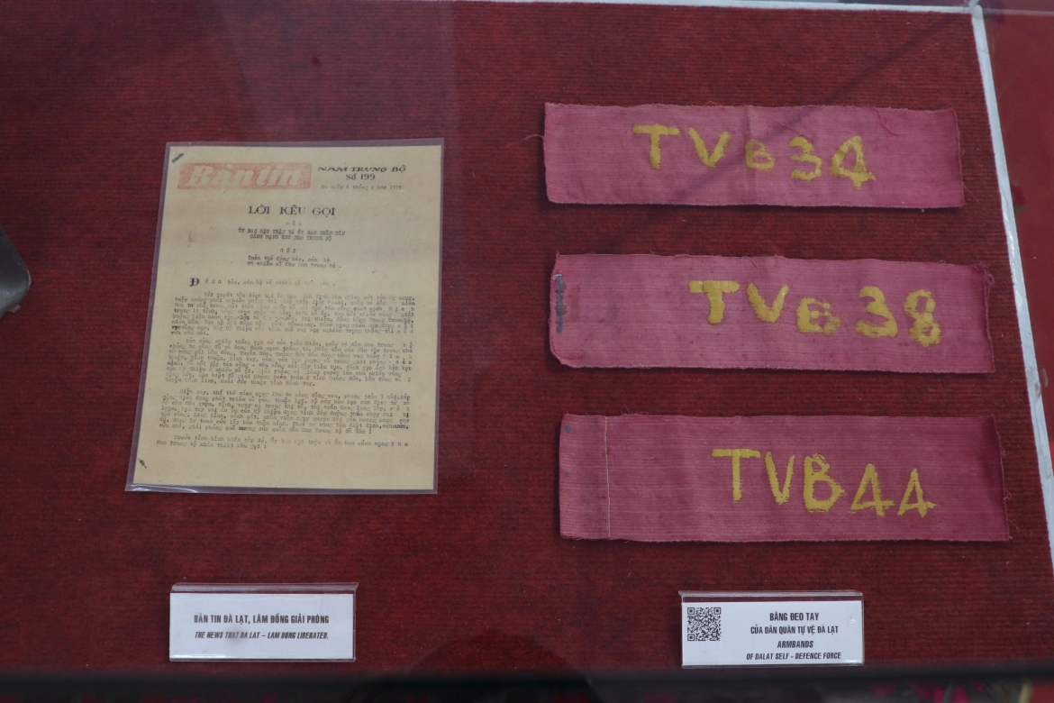 Các hiện vật trong cuộc kháng chiến giai đoạn 1966 – 1975