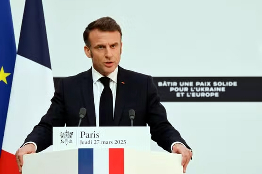 Tổng thống Pháp Macron cho rằng, châu Âu cần tăng cường đầu tư cho quốc phòng hơn nữa - Ảnh: Le Monde