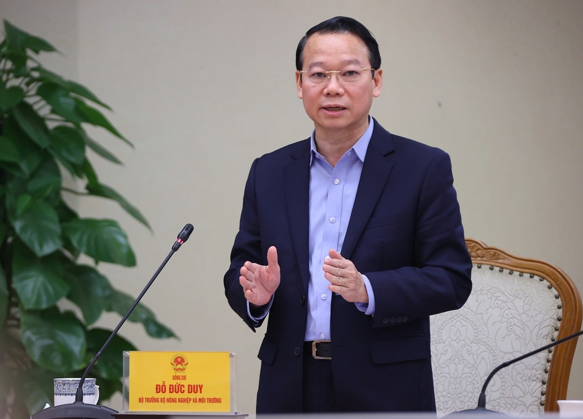 Bộ trưởng Bộ Nông nghiệp và Môi trường Đỗ Đức Duy. 