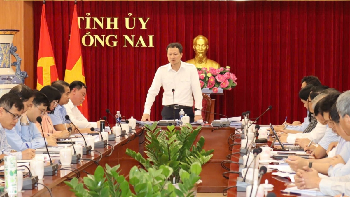 Ông Vũ Hồng Văn - Bí thư Tỉnh ủy Đồng Nai (Ảnh: Đảng bộ tỉnh Đồng Nai)