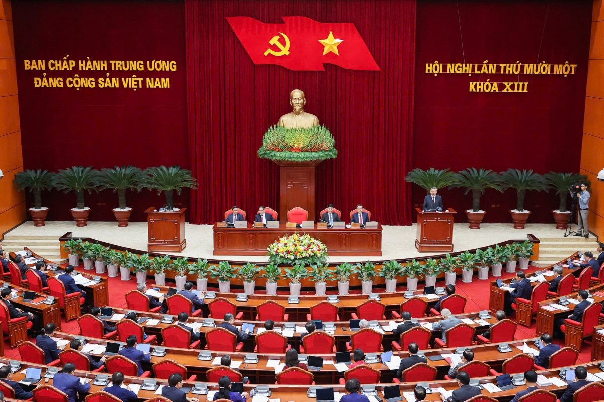 Hội nghị lần thứ 11 Ban Chấp hành Trung ương Đảng khóa XIII họp từ ngày 10/4 đến ngày 12/4/2025 tại Thủ đô Hà Nội.