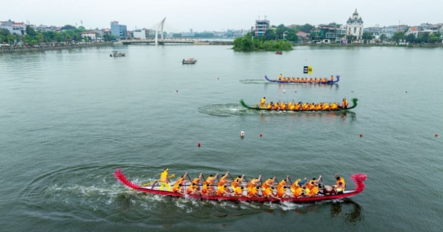 Giải bơi chải thành phố Việt Trì mở rộng 2024 (Ảnh minh họa)
