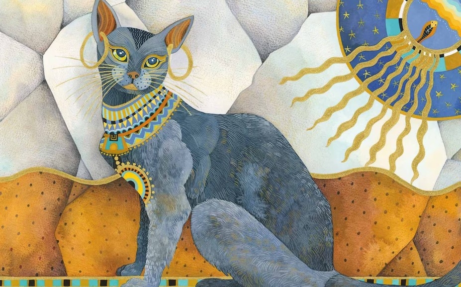 Những chú mèo xuất hiện trong văn hóa thờ nữ thần Bastet của Ai Cập. Ảnh: National Geographic Kids
