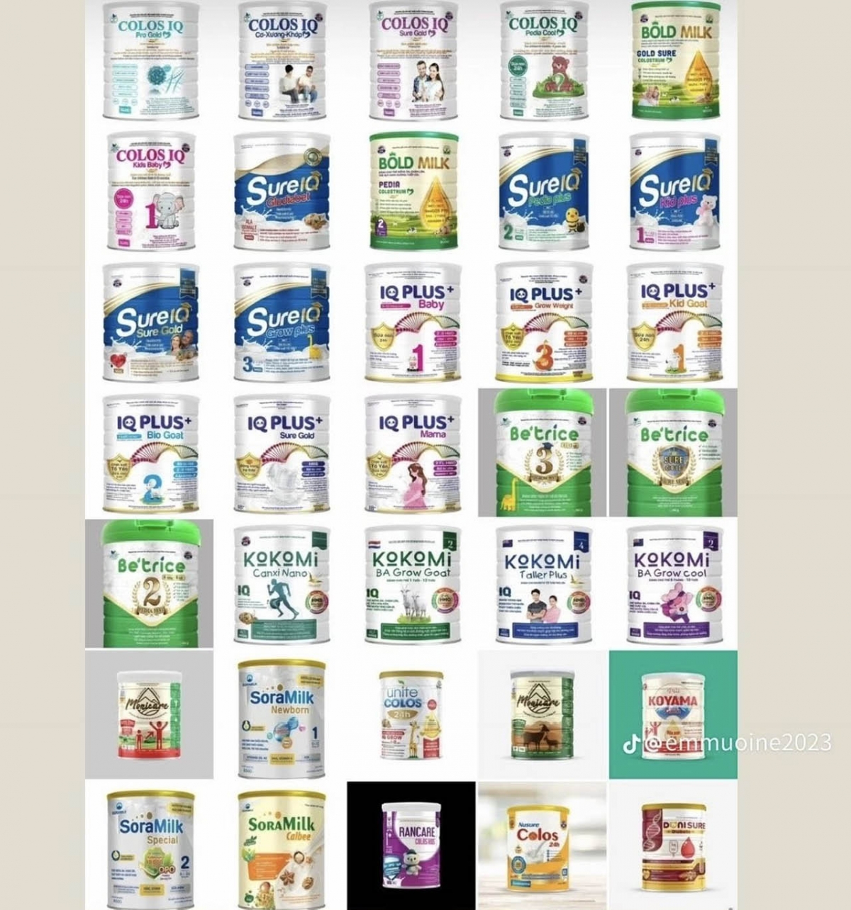 Sữa giả tung hoành