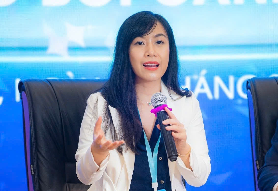 Bà Nguyễn Phương Linh - Viện trưởng Viện Nghiên cứu Quản lý phát triển bền vững