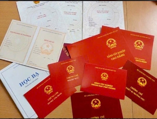 Công an tỉnh Bắc Giang phát hiện nhiều giáo viên mua bằng giả. Ảnh: Công an tỉnh Bắc Giang