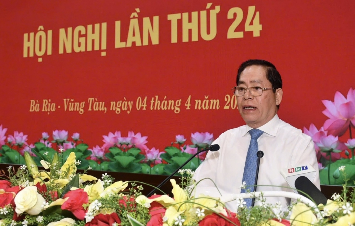 Ông Phạm Viết Thanh, Bí thư tỉnh uỷ Bà Rịa - Vũng Tàu chỉ đạo tại hội nghị