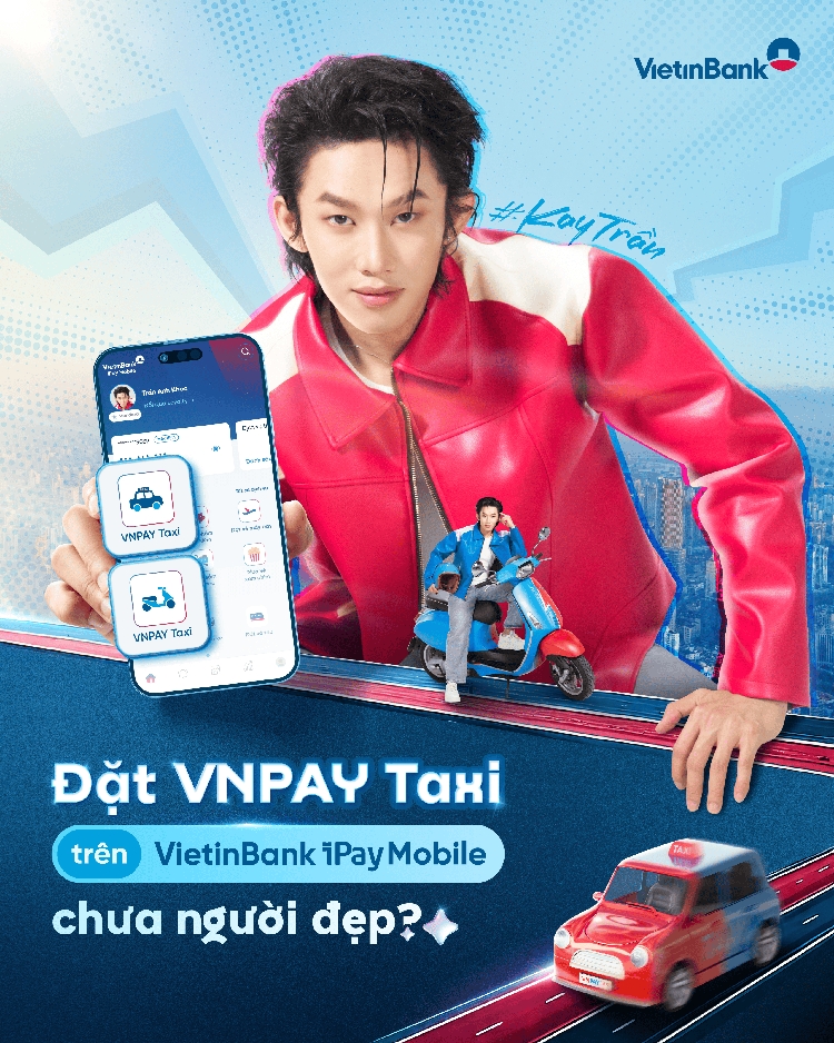 Đặt VNPAY Taxi ngay để rinh ngay cơ hội gọi video trực tuyến với Kay Trần.