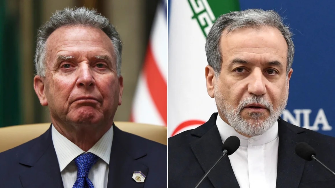 Đặc phái viên Mỹ Steve Witkoff và Ngoại trưởng Iran Abbas Araghchi.