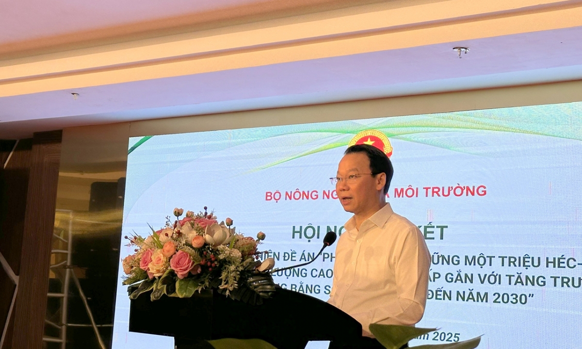 Bộ trưởng Bộ NN&amp;MT Đỗ Đức Duy phát biểu