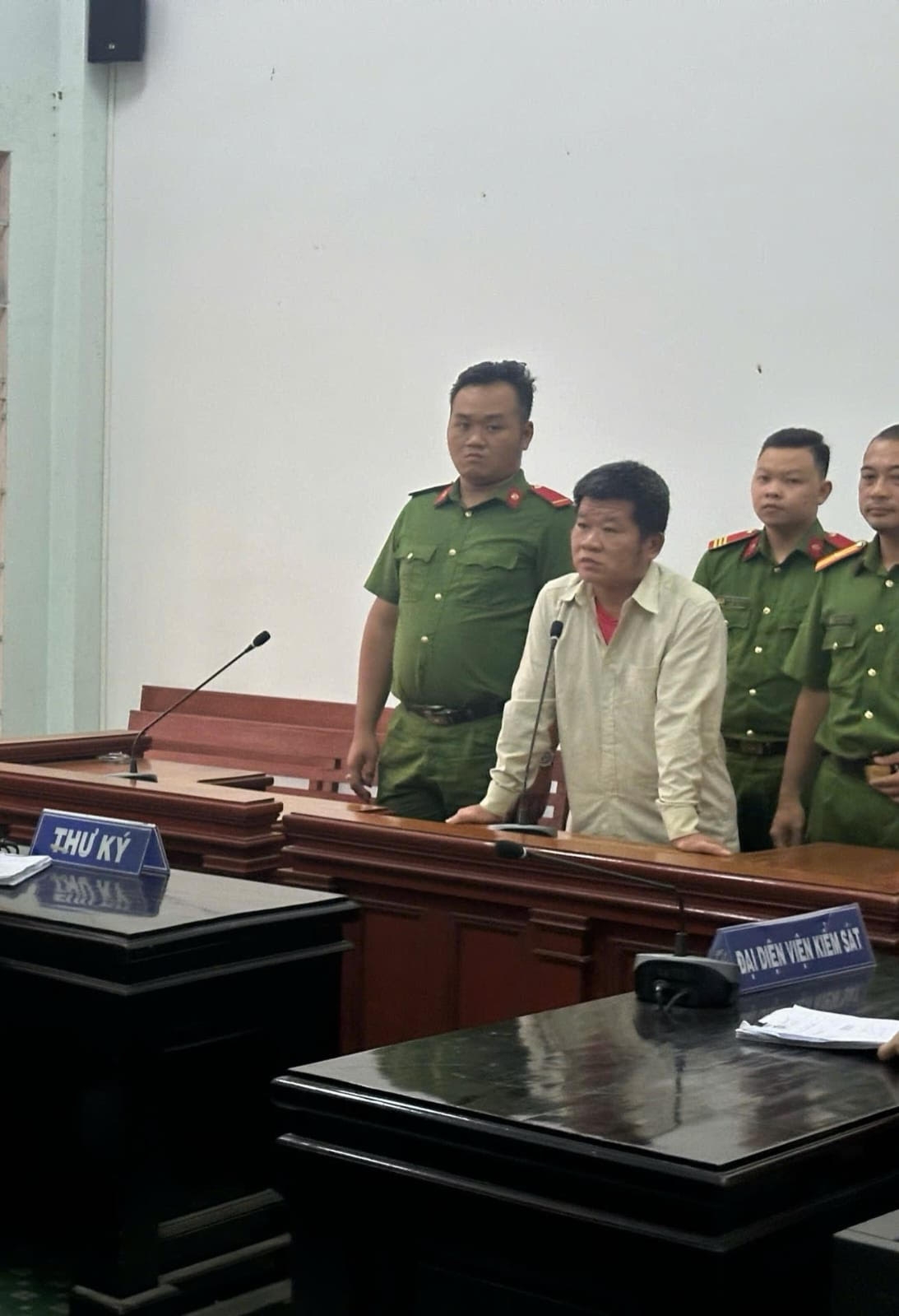 Đối tượng Trương Văn Tuấn tại tòa