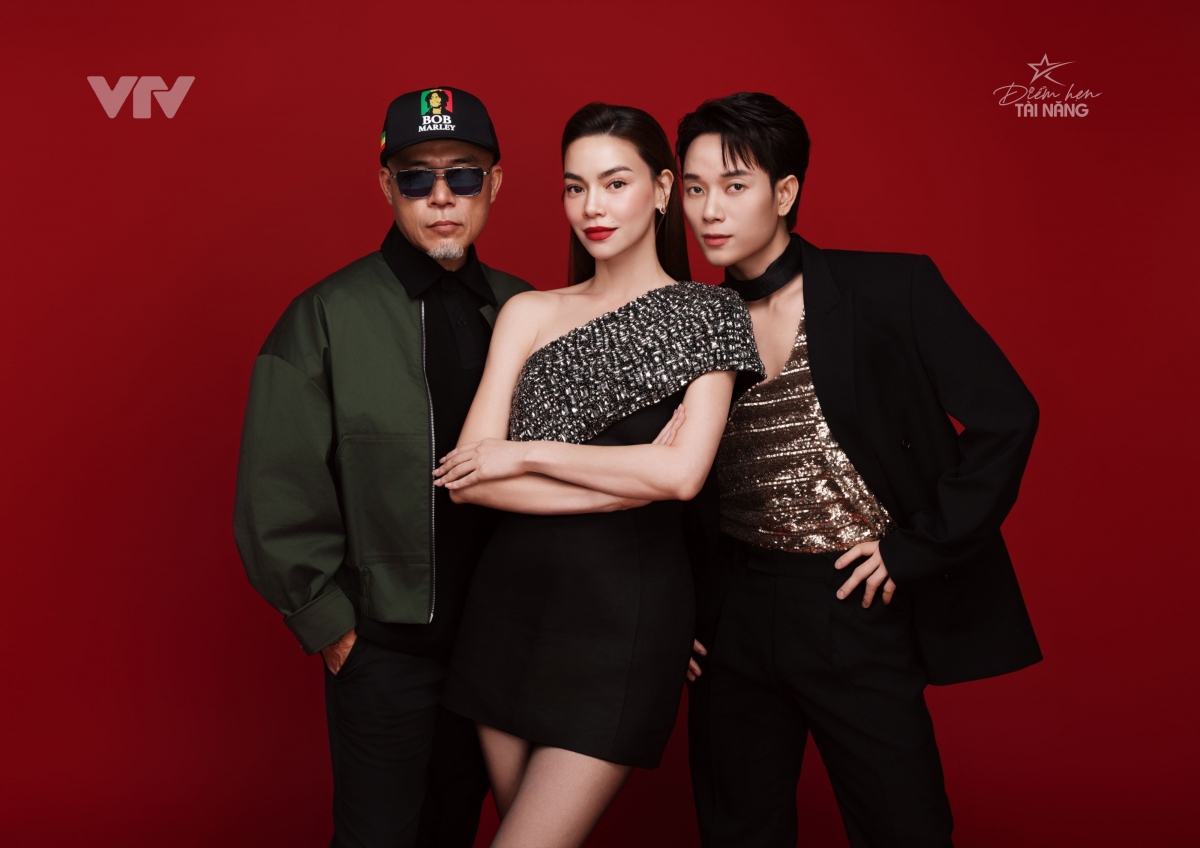 Bộ 3 giám khảo của “Điểm hẹn tài năng” gồm Hồ Ngọc Hà, Trúc Nhân và nhạc sĩ Huy Tuấn,