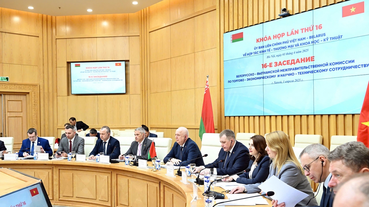 Khóa họp lần thứ XVI Ủy ban liên Chính phủ Việt Nam – Belarus