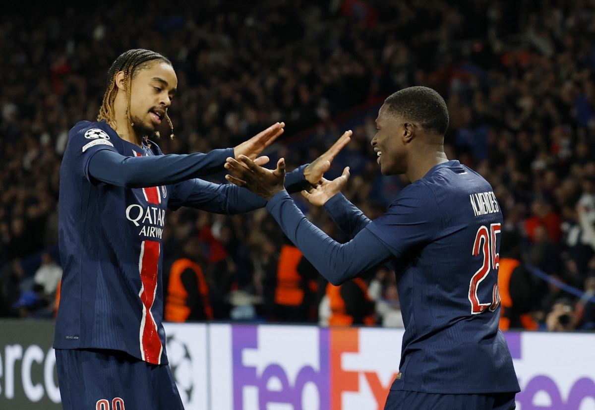 PSG ngược dòng đánh bại Aston Villa (Ảnh: Reuters).