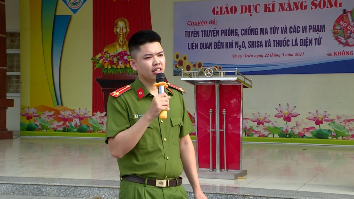 Thượng úy Nguyễn Đăng Khải đã hy sinh khi truy bắt đối tượng vận chuyển ma túy