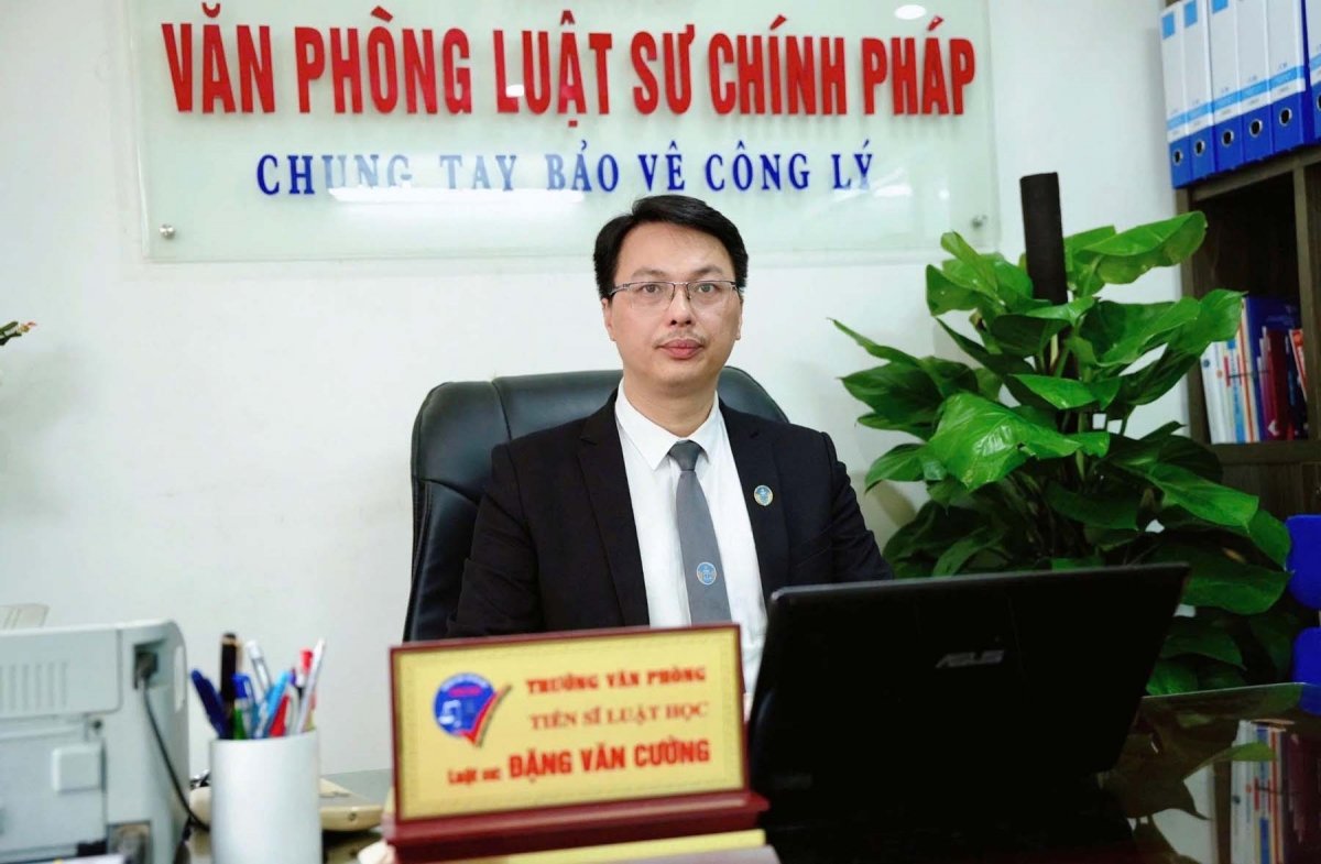 TS. LS Đặng Văn Cường, Trưởng Văn phòng luật sư Chính Pháp