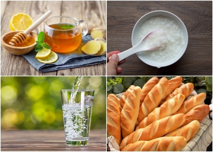 Những thức ăn, đồ uống giúp giải rượu tại nhà. (Ảnh minh hoạ)