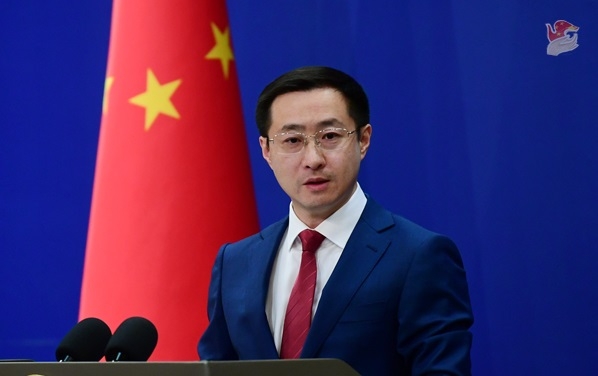 Người phát ngôn Lâm Kiếm. Ảnh: Bộ Ngoại giao Trung Quốc