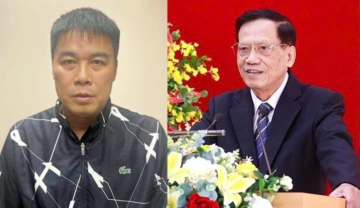 Nguyễn Văn Hậu và cựu Bí thư Tỉnh  uỷ Phú Thọ Ngô Đức Vượng. 
