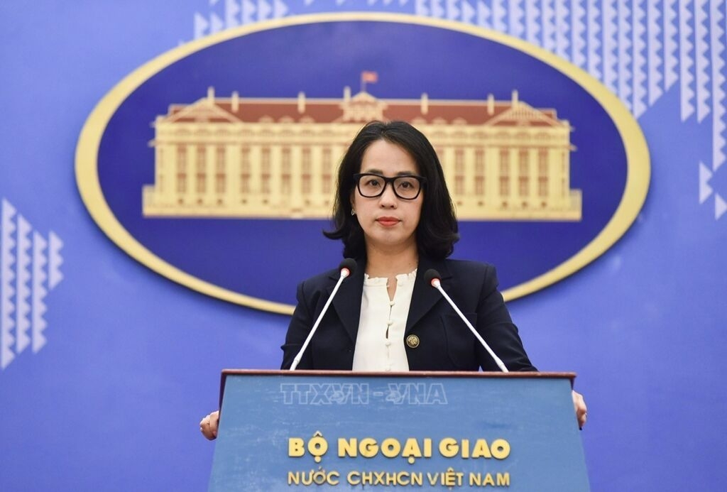 Người Phát ngôn Bộ Ngoại giao Việt Nam Phạm Thu Hằng. Ảnh: TTXVN
