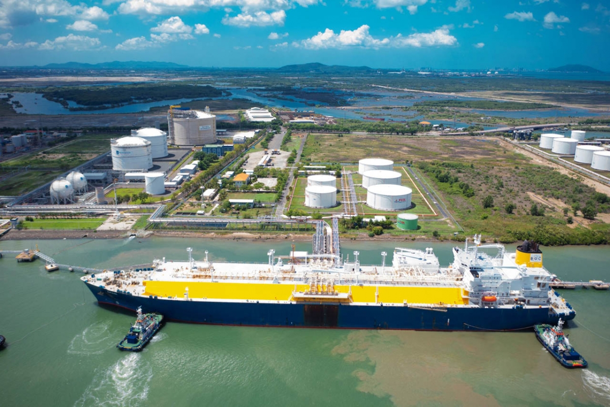 Petrovietnam tiên phong nhập khẩu LNG/Ảnh Kho cảng LNG Thị Vải