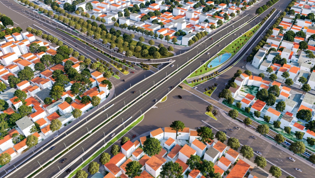 Phối cảnh Vành đai 2 TP.HCM (ảnh Ban Giao thông)