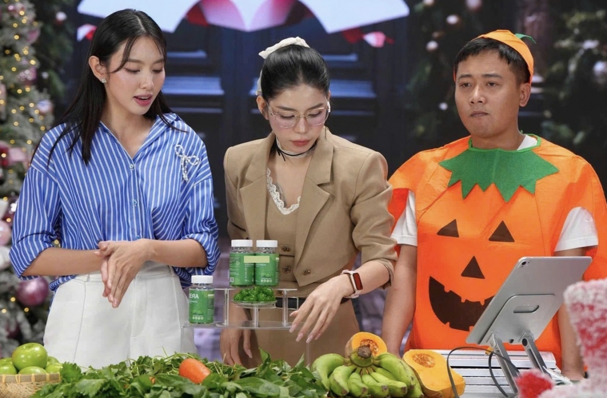 Thùy Tiên bị phạt 25 triệu đồng vì quảng cáo sản phẩm kẹo rau củ Kera