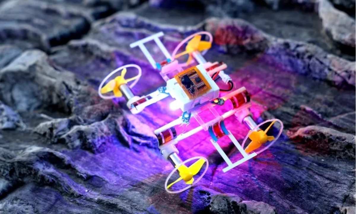 Microrobot biến hình của Đại học Thanh Hoa. Ảnh: Nhóm nghiên cứu.