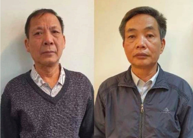 Hai bị cáo Đặng Ngọc Cầm và Nguyễn Quốc Khánh