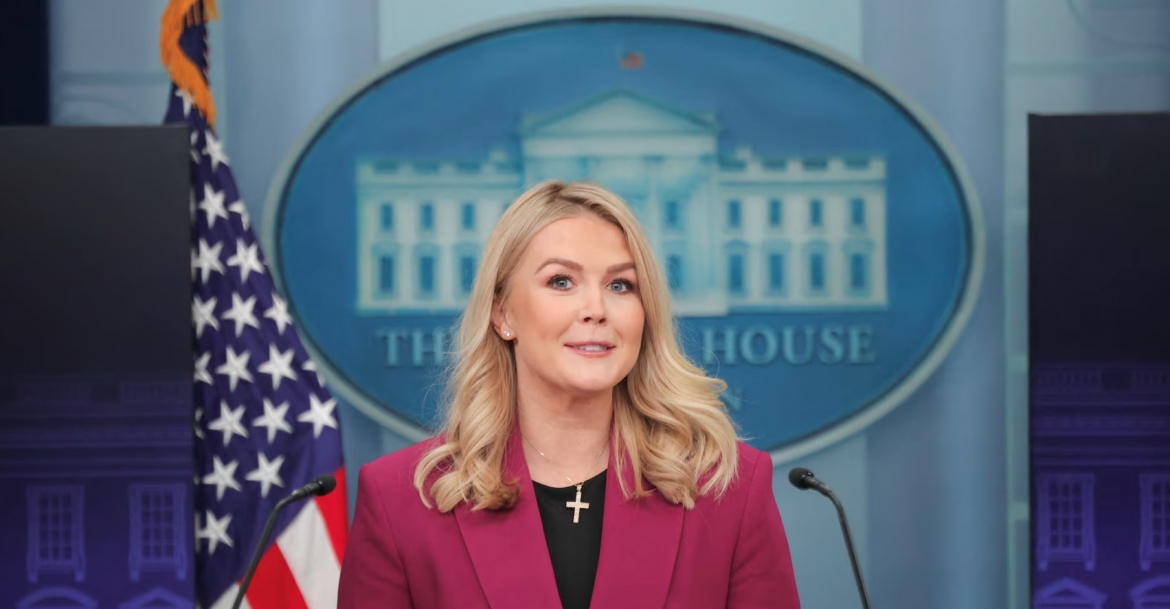 Thư ký báo chí Nhà Trắng Karoline Leavitt. Ảnh: Reuters