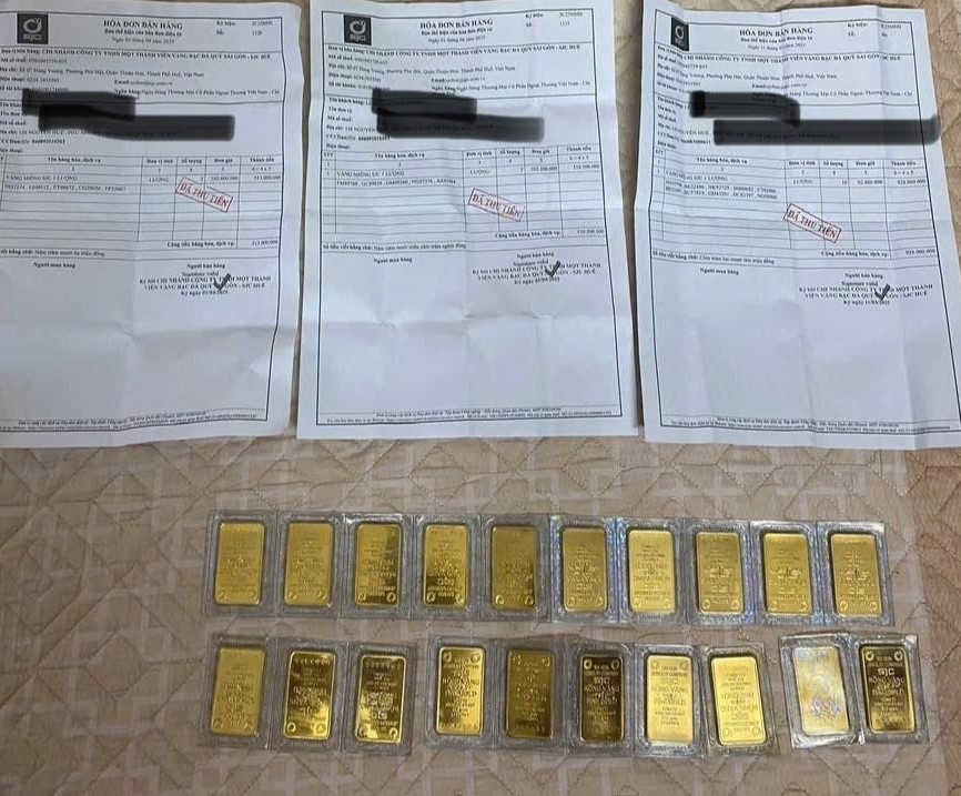 Tang vật thu giữ trong vụ án