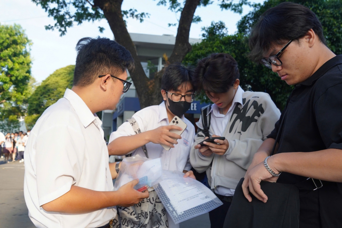 Thí sinh thi đánh giá năng lực đợt 1 của ĐH Quốc gia TP.HCM năm 2025 (ảnh: N.L)