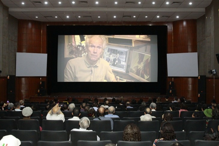 Công chiếu bộ phim tại Viện Phim Việt Nam. Nguồn: Đại sứ quán Thụy Điển tại Việt Nam