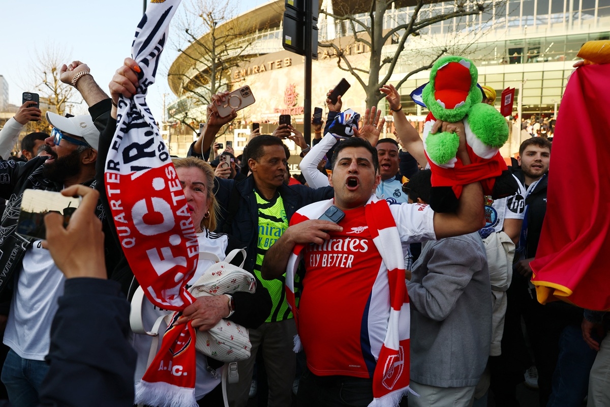 Những hình ảnh trước trận đấu. (Nguồn: Reuters). 