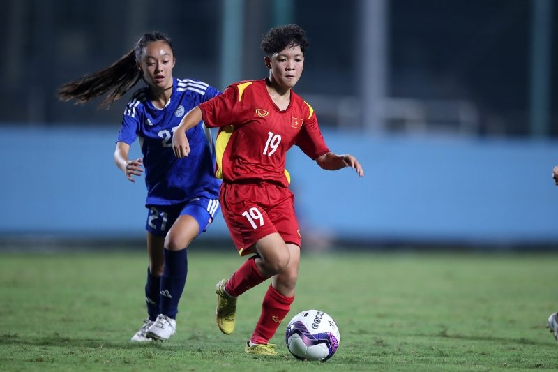 ĐT U20 nữ Việt Nam nằm cùng bảng với U20 Kyrgyzstan, U20 Hong Kong (Trung Quốc) và U20 Singapore. (Ảnh: VFF).
