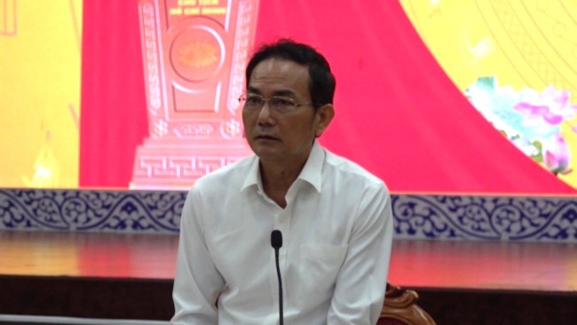 Ông Võ Văn Chánh thời điểm làm Bí thư TP Biên Hòa (Ảnh: UBND TP Biên Hòa)