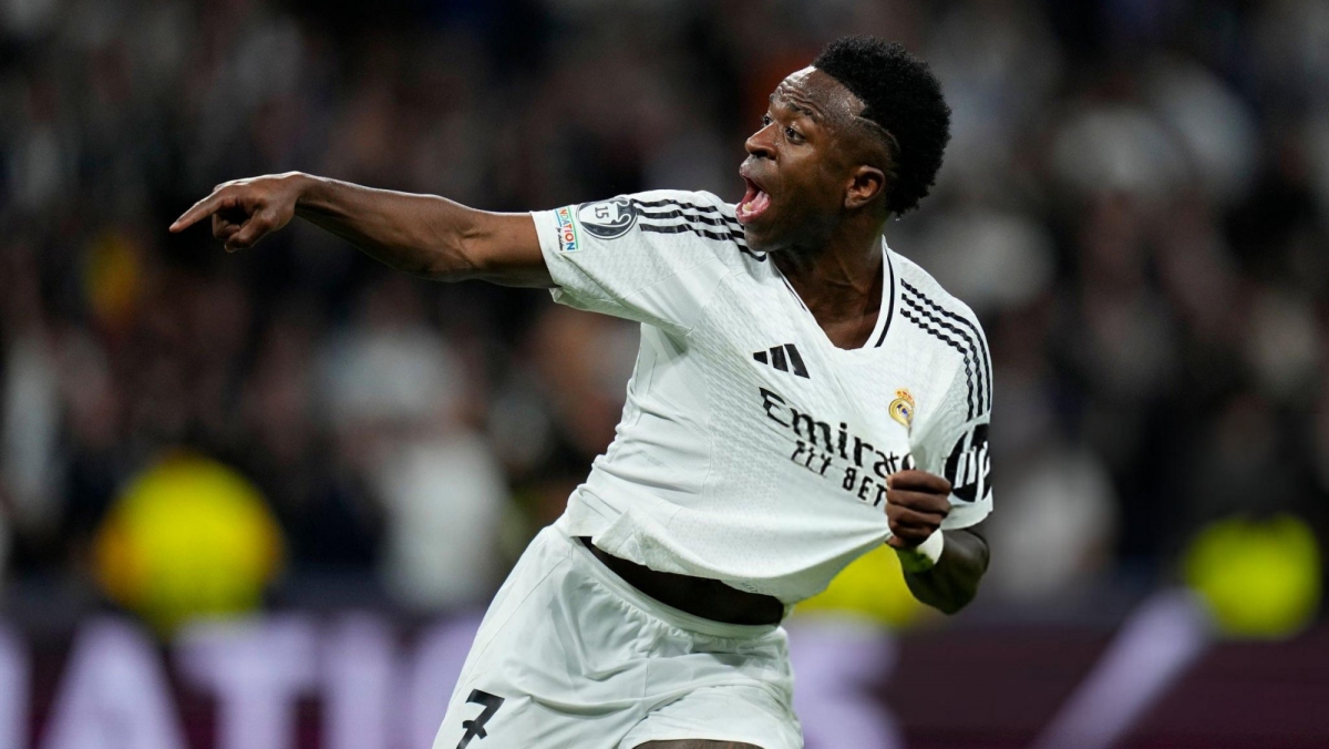 7. Tiền đạo Vinicius Junior (CLB Real Madrid) - 8 bàn thắng